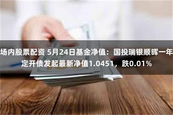 场内股票配资 5月24日基金净值：国投瑞银顺晖一年定开债发起最新净值1.0451，跌0.01%