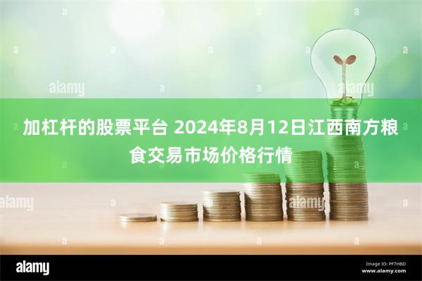 加杠杆的股票平台 2024年8月12日江西南方粮食交易市场价格行情